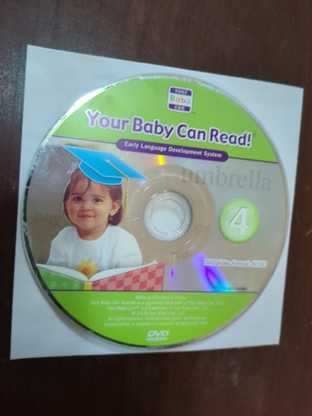 Your Child Can Read Volume 4 - DVD disc only